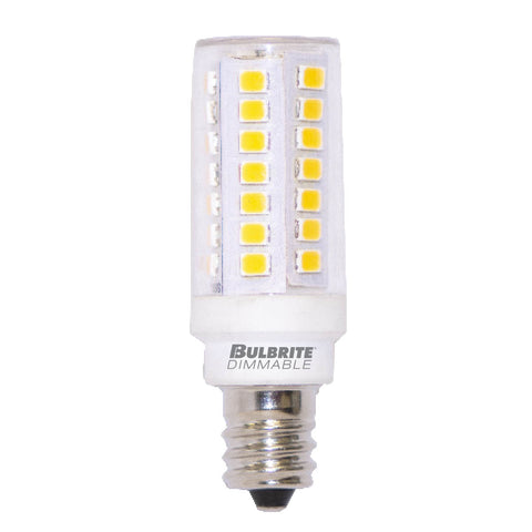 Bulbrite 770630 LED5E11/30K/120/D 5W LED E11 CLEAR 3000K DIMMABLE 120V