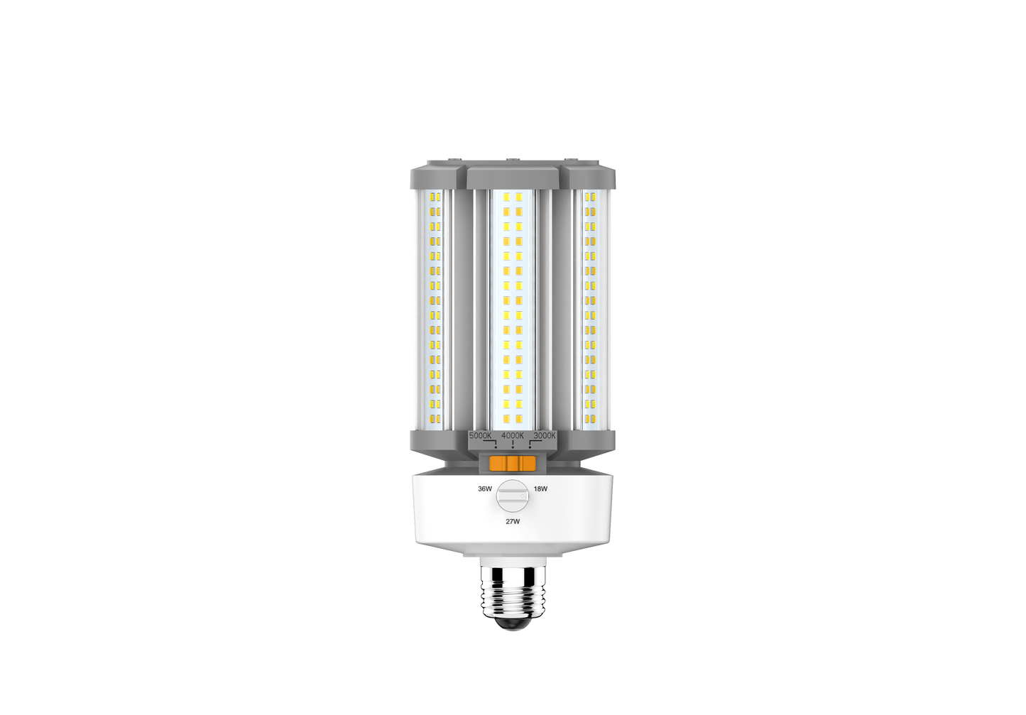 EIKO 12714 LPS45CC/8FCCT/U/EX39 LED HID Corn Cob 45/36/27W 6525LM 80CRI 30/40/50K 120-277V EX39