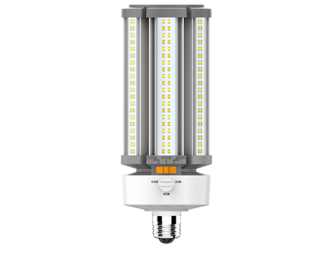 EIKO 12715 LPS54CC/8FCCT/U/EX39 LED Corn Cob 54/45/36W 7830LM 80CRI 30/40/50K 120-277V EX39