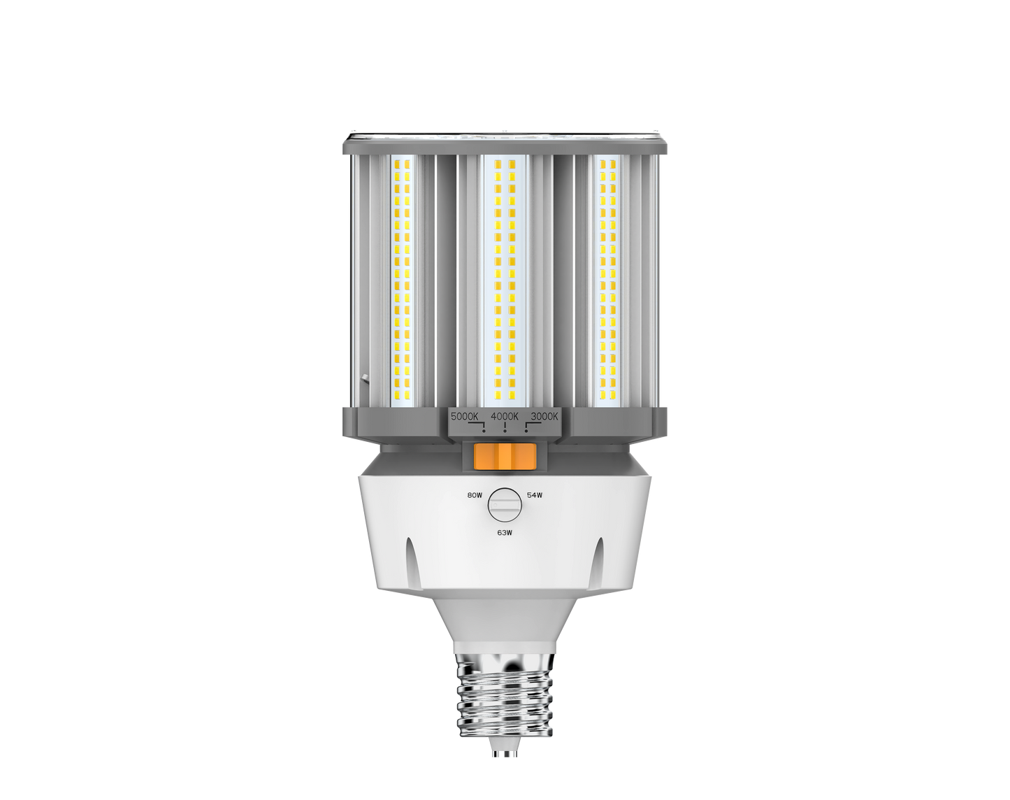 EIKO 12717 LPS80CC/8FCCT/U/EX39 LED HID Corn Cob 80/63/54W 11600LM 80CRI 30/40/50K 120-277V EX39