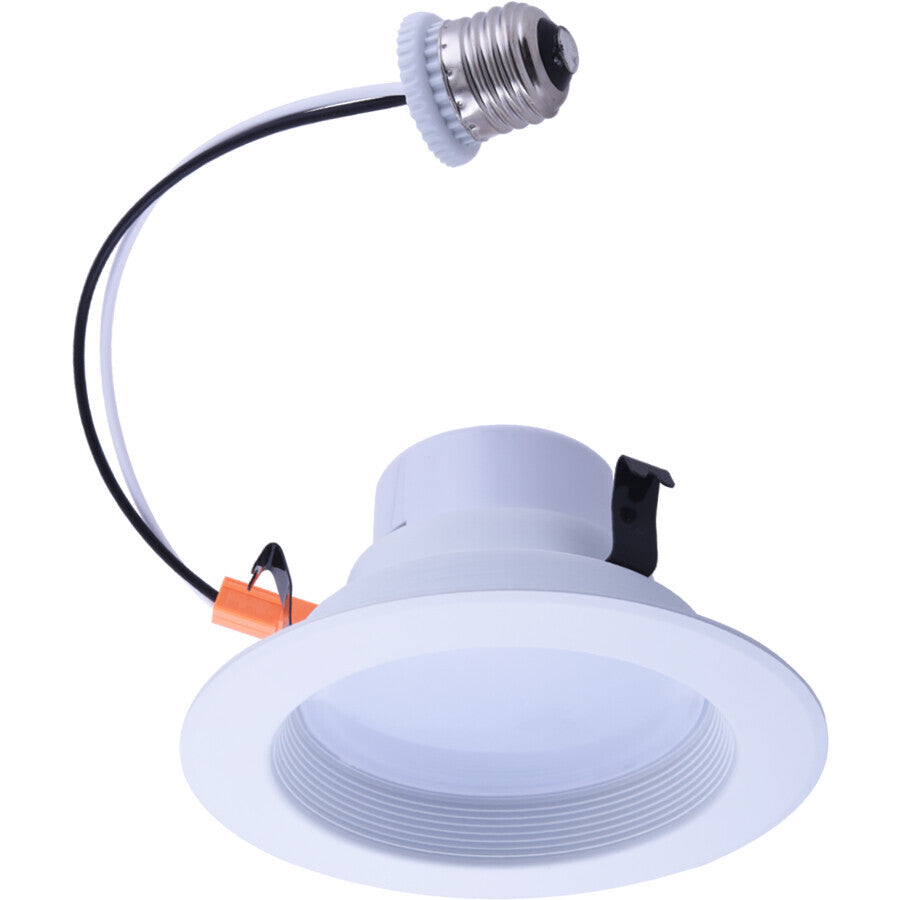 Eiko 10319 DK4-13W/11/827-D-120-W/B 2700K Downlight Kit 4 Inch 13W 1100lm 80CRI 2700K Dim Wet Location 120V White Baffle ES E26 Base