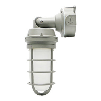 Eiko 10745 VTU-8/8W/840-U-GY Vapor Tight Utility Light 800lm 8W 80CRI 4000K 120-277V Gray IP65