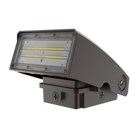 Eiko 11140 WPA-156-12W-750-UD-BZ Adjustable Wallpack 1560 Lumens 12 Watts 70CRI 5000K 120-277 Volts Dimmable Bronze