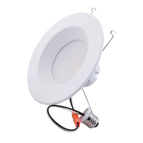 Eiko 11572 RDR6/13W/9CCT5/120DTWHB Res Downlight Retro 6IN 1040LM 13W 90CRI 27/30/35/40/50K 120V DIM White Trim Baffle