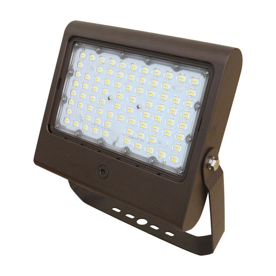 Eiko 12125 BOX1/PS150/750/VD/BZ Flood Light 150/100/80/50W 70CRI 5000K 277-480V 0-10V DIM Uoke 7-Pin NEMA Short Cap Bronze