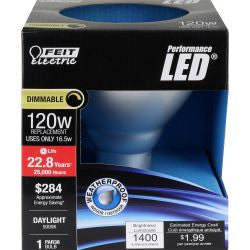FEIT PAR381400/850/LEDG11 1400 Lumen 5000K Weatherproof Dimmable LED PAR38DM/1400/950CA PAR38