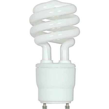 Satco S8205 18T2/GU24/2700K/120V 18W T2 CFL Mini Spiral GU24 2700K