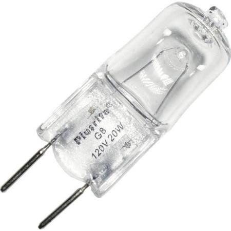 Plusrite 3407 JCD25/CL/G8 25 Watt Halogen Bulb T4 G8 Base Clear