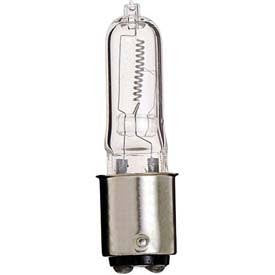 Satco S1983 500Q/CL 500 Watt 120 Volt T4.5 Double Contact Bayonet Clear JD Halogen Lamp