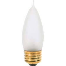 Satco 40W Ca10/e26 Decorative Incandescent Bulb Frosted - S3268