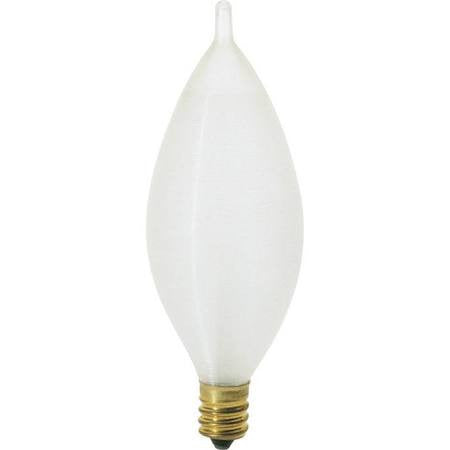 Replacement for Satco S3405 60C11 60 Watt 120 Volt C11 Incandescent E12 Candelabra Base Satin - NOW LED S11302