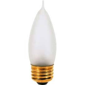 Satco A3667 25CA10/F 25W Incandescent Medium Base 130V Frost