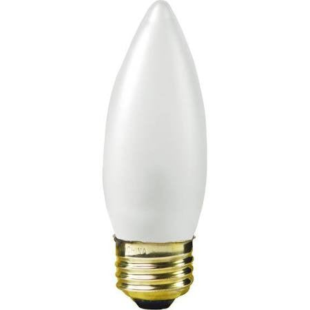 Satco S3234 Chandelier 25 Watt Frosted Bulb E26