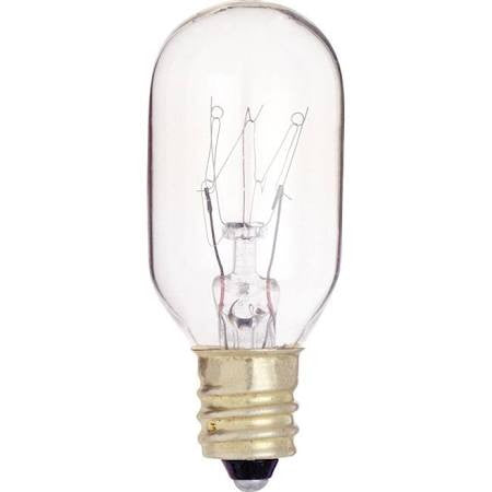 Satco S3905 15T7C 15W Incandescent Candelabra Base E12 Bulb