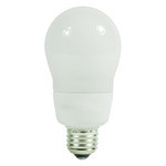 Satco S7292 15W A-Shape Screw-In 4100K Fluorescent