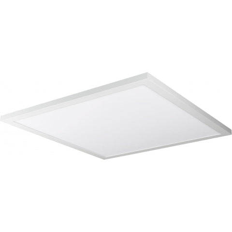 Satco 62-1253 45W 24 in. x 24 in. Surface Mount LED Fixture 4000K 90 CRI Low Profile White Finish 120/277V