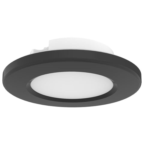Satco 62-1584 4 inch; LED Surface Mount Fixture; CCT Selectable 3K/4K/5K; Black