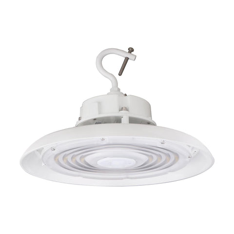 Satco 65-791 100W UFO LED High Bay 14000 Lumens 4000K 120-277 Volt 0-10V Dimmable White Finish