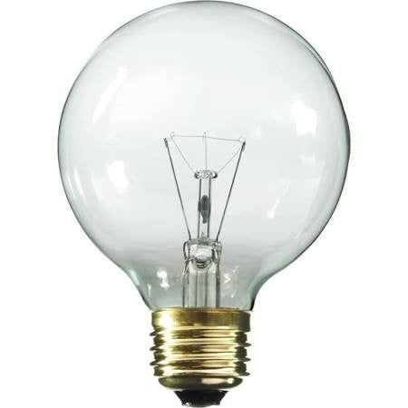 Replacement for Halco 5001 G25CL25 25W G25 CLEAR Incandescent MEDIUM 130V - NOW LED