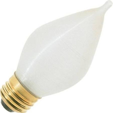 Replacement for Satco S3415 60C15 60W C15 Satin White Incandescent Medium Base - NOW LED S23413 40W MAX