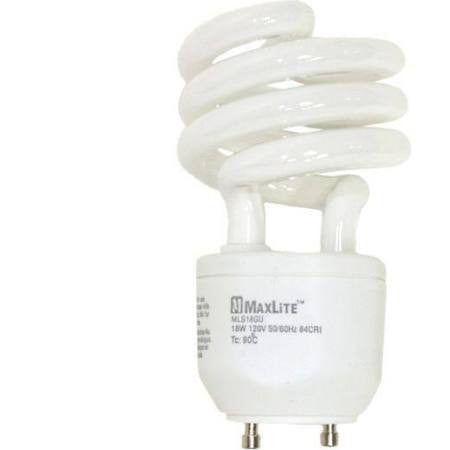 Replacement for Maxlite 11281 MLS18GUWW GU24 Spiral 18 Watt