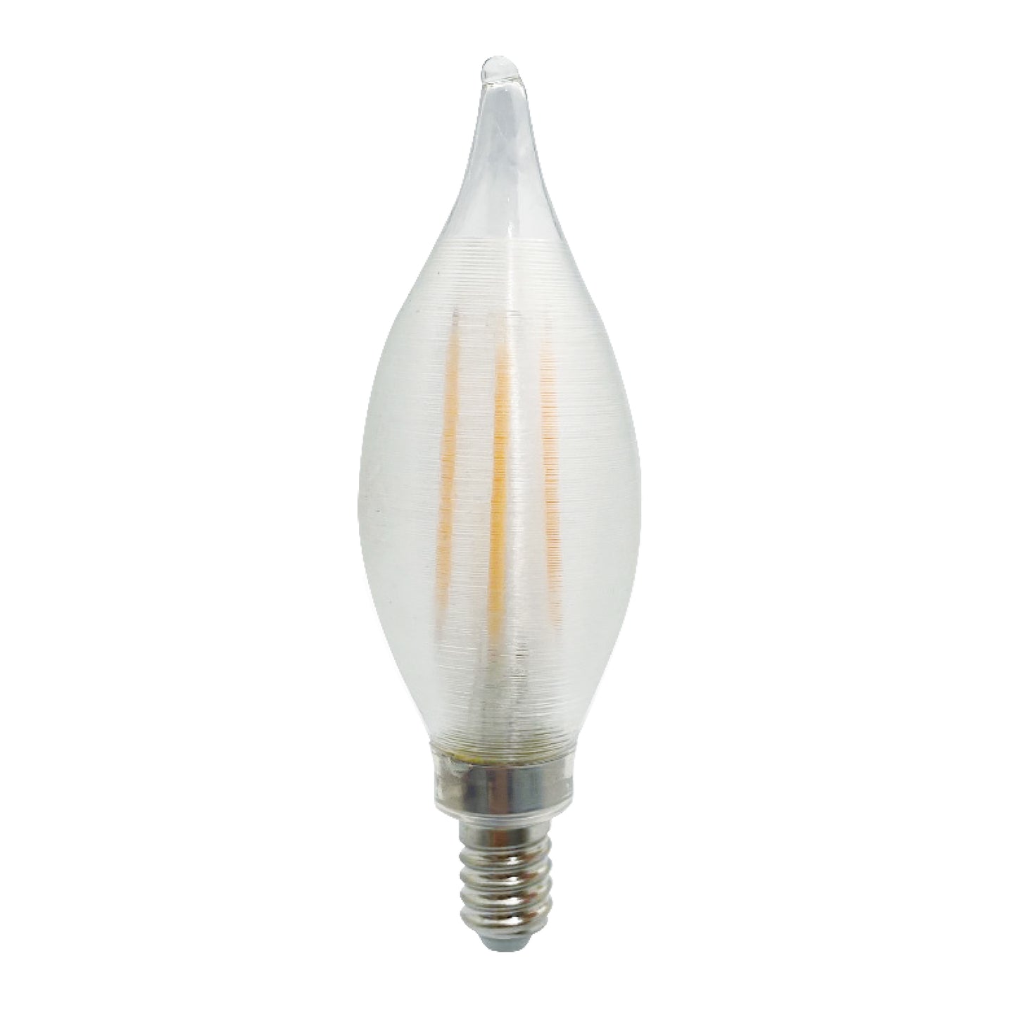 Bulbrite 776590 LED4C11/27K/FIL/SPUN/SAT 4W C11 E12 SATIN