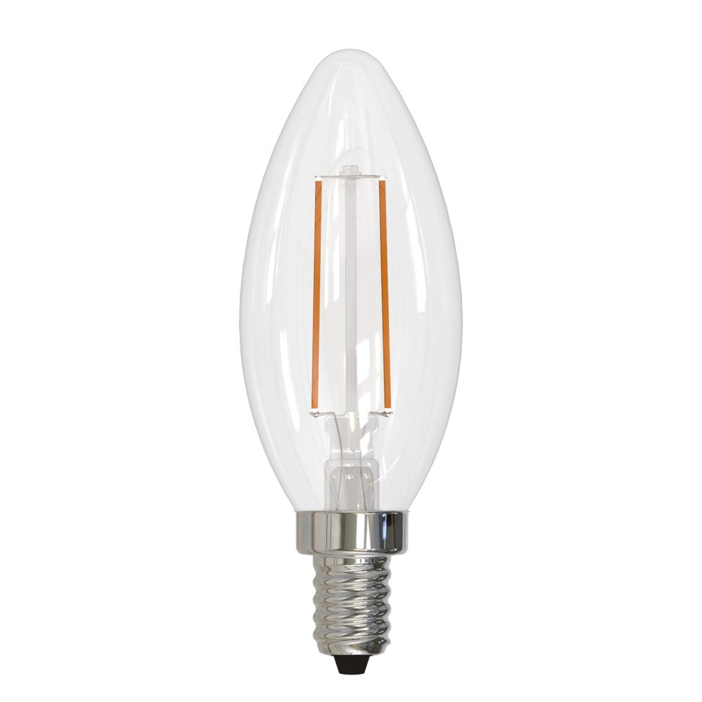 Bulbrite 776763 LED4B11/30K/FIL/4/JA8 4W LED B11 3000K FILAMENT E12 FULLY COMPATIBLE DIMMING JA8