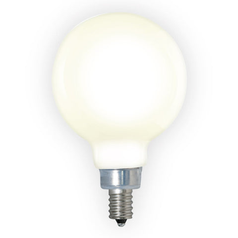 Bulbrite 776712 LED4G16/30K/FIL/M/3 4W LED G16 3000K FILAMENT E12 MILKY