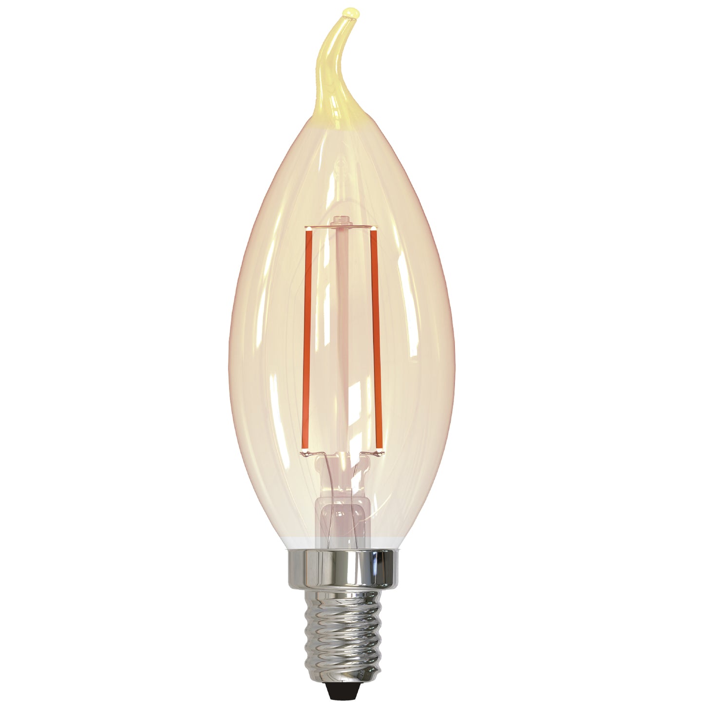 Bulbrite 776903 LED2CA10/21K/FIL-NOS/3 2.5W CA10 E12 Antique