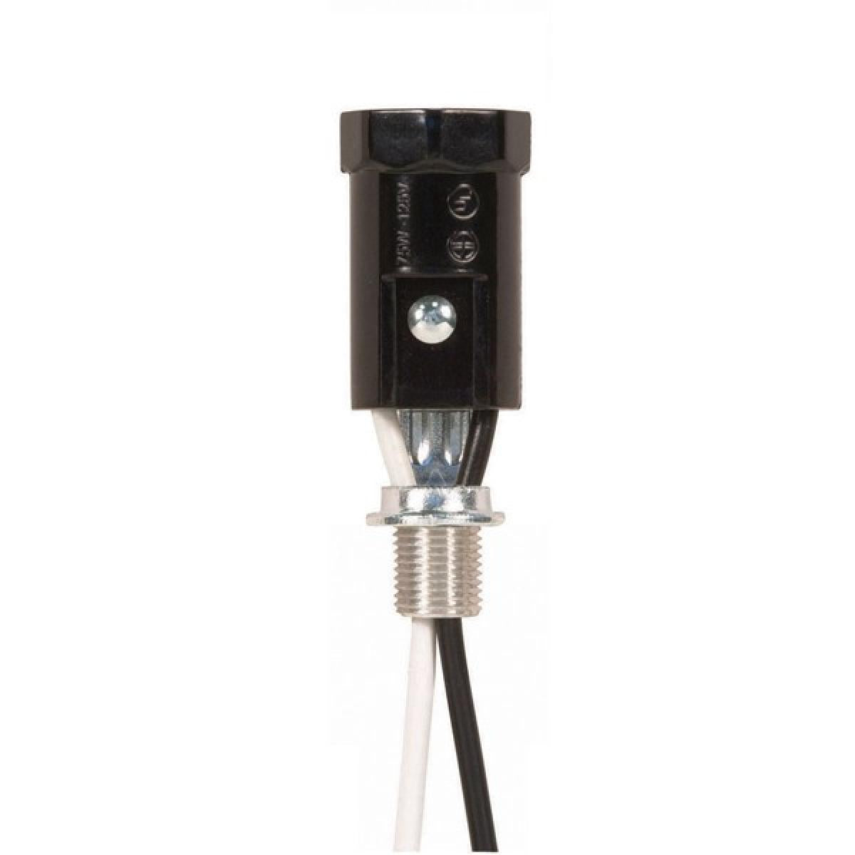 Satco 80-1552 Phenolic Candelabra Sockets with Leads