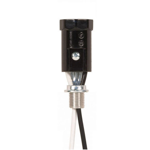 Satco 80-1552 Phenolic Candelabra Sockets with Leads