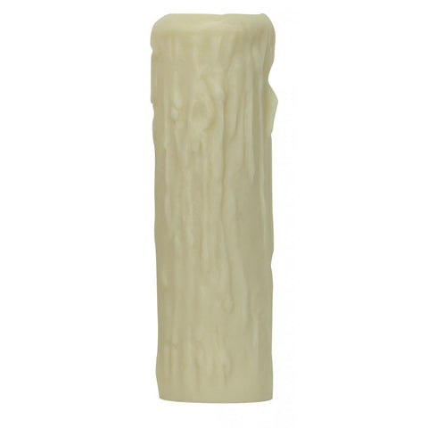 Satco 80-1621 Edison Base Oversize Resin Full Drip Ivory Finish 1-1/4" Inside Diameter 2" Outside Diameter 6" Height