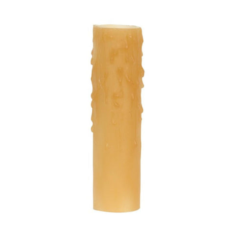Satco 80-1976 Bee's Drip (Bee's Wax) Candelabra Base Amber (Honey) Finish 7/8" Inside Diameter 1-5/32" Outside Diameter 40W Max 4" Height