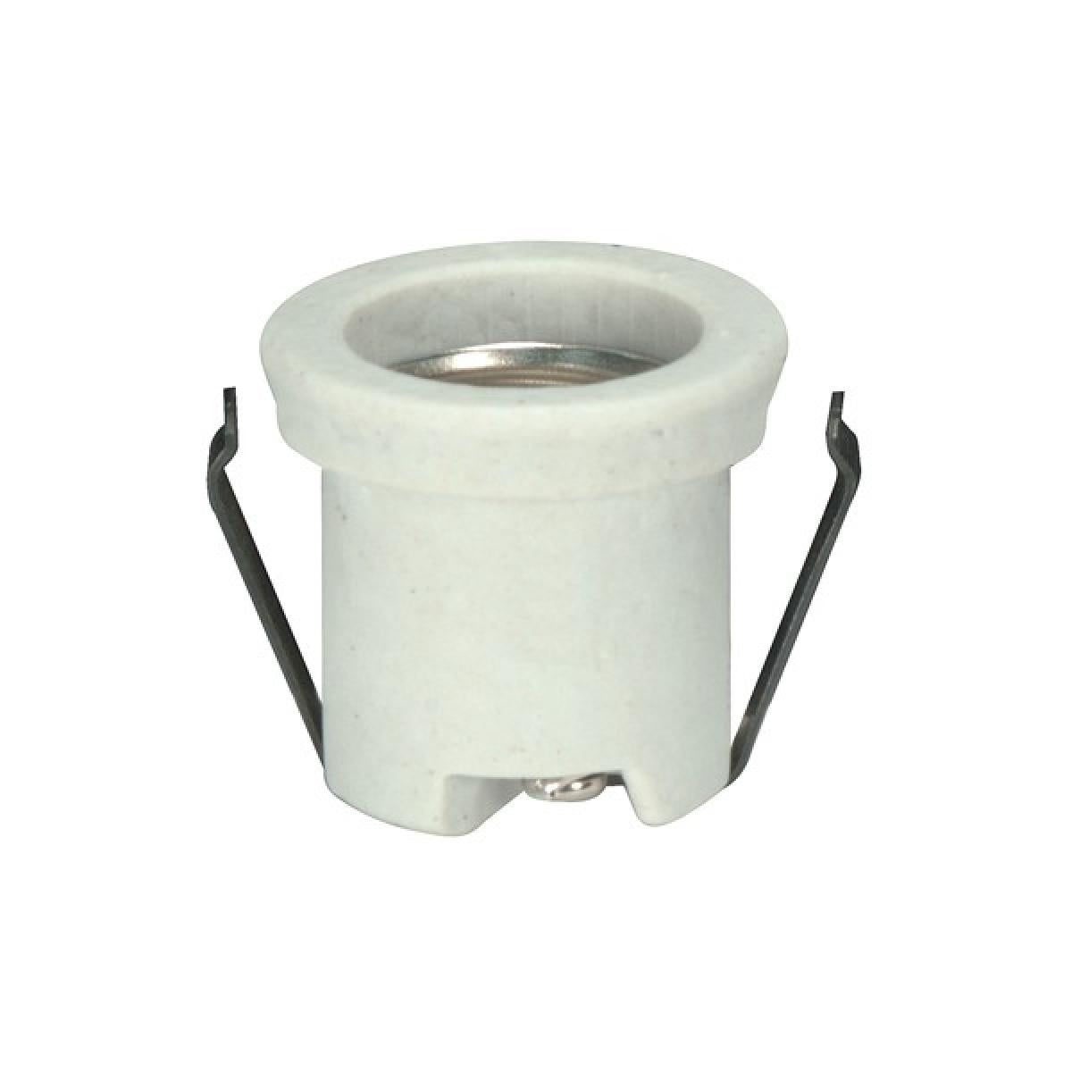 Satco 80-2032 Keyless Porcelain With Flange And Double Clip Unglazed 660W 250V