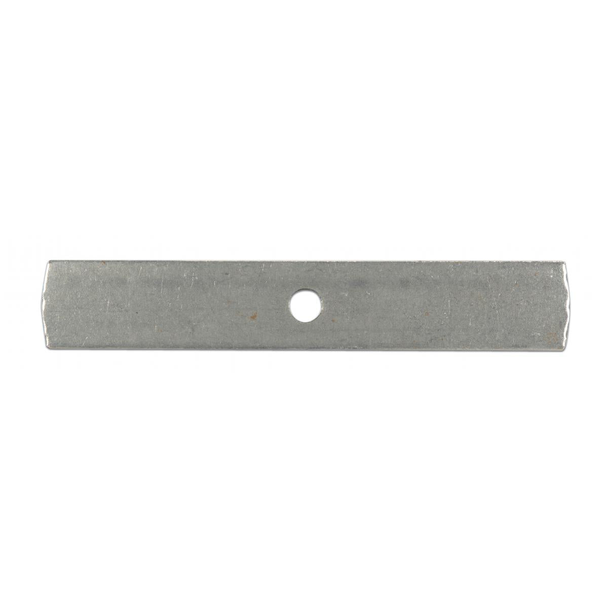 Satco 80-2146 Flat Heavy Duty Crossbar 1/8 IP Center Hole Only No Screw Holes 1" x 6"