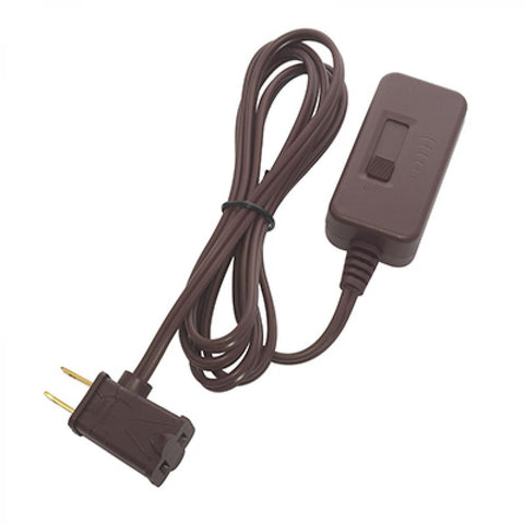 Satco 80-2703 Full Range LED Dimmer with 6 ft. Cord Set Brown Finish