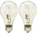Bulbrite 115052 - 53 Watt Halogen Light Bulb - A19 - Clear - 2 Pack