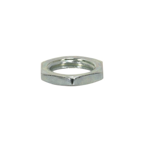 Satco 90-1038 Steel Locknut 1/4 IP 11/16" Hexagon 1/8" Thick Unfinished