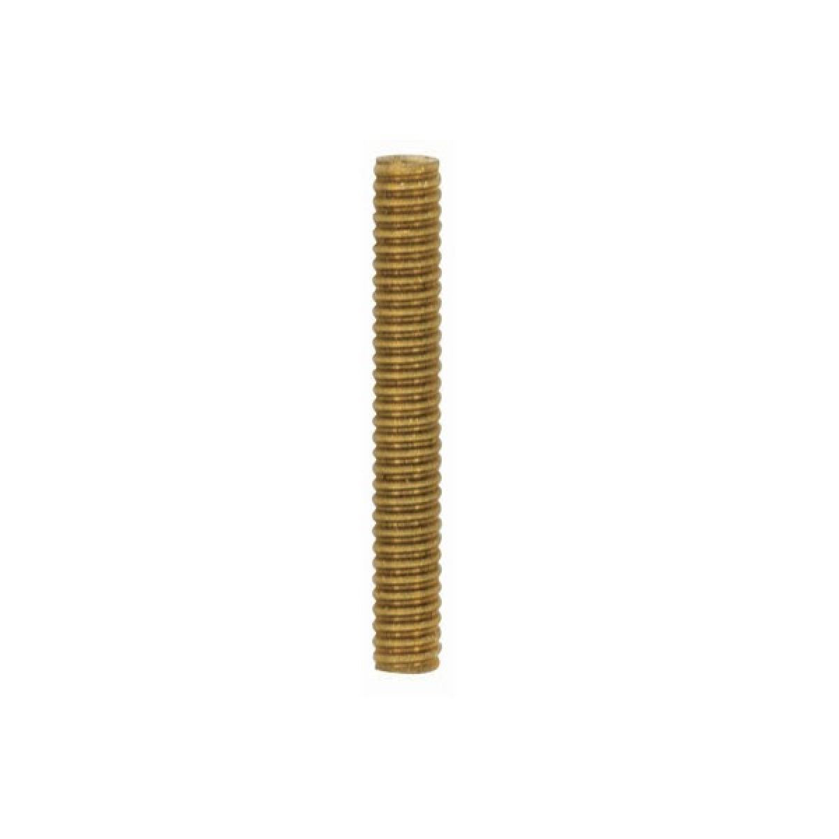 Satco 90-1191 1/8 IP Solid Brass Unfinished 2-1/2" Length 3/8" Wide