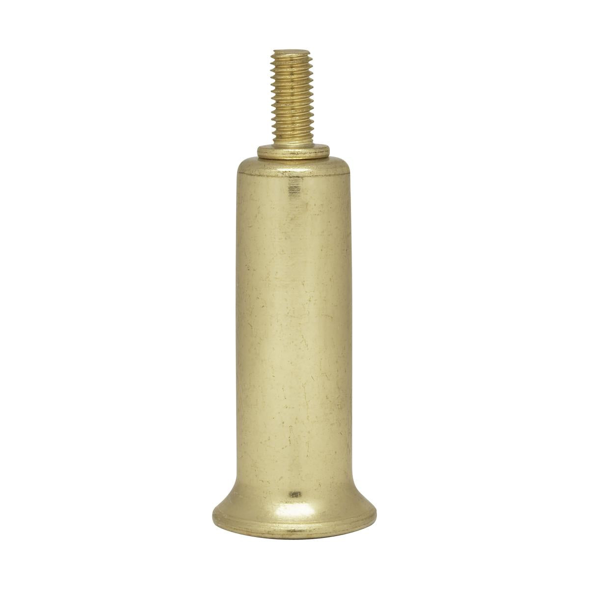 Satco 90-141 Steel Riser 1/4-27 Brass Plated 2" Height