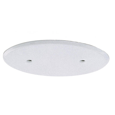 Satco 90-151 Blank Up Kit For 3" Box White Finish 5" Diameter 2-8/32 Bar Holes 3" Center to Center Includes Hardware