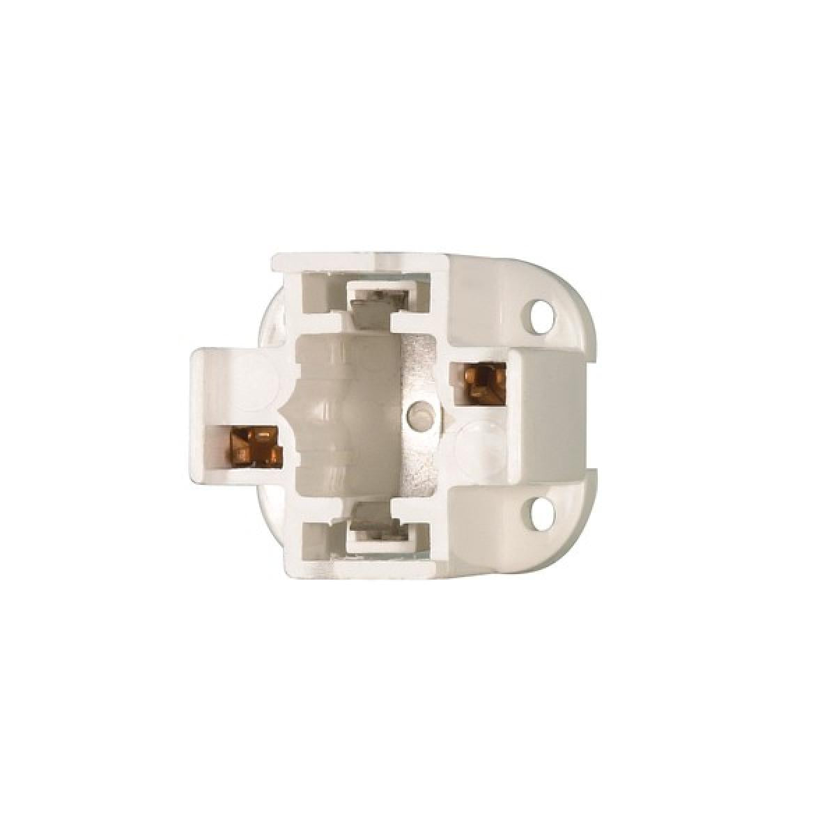 Satco 90-1547 18W Vertical Screw Down Socket 2-Pin Lamps G24D-2 And GX24D-2 Base For: CF18DD And CF18DT 75W 600V