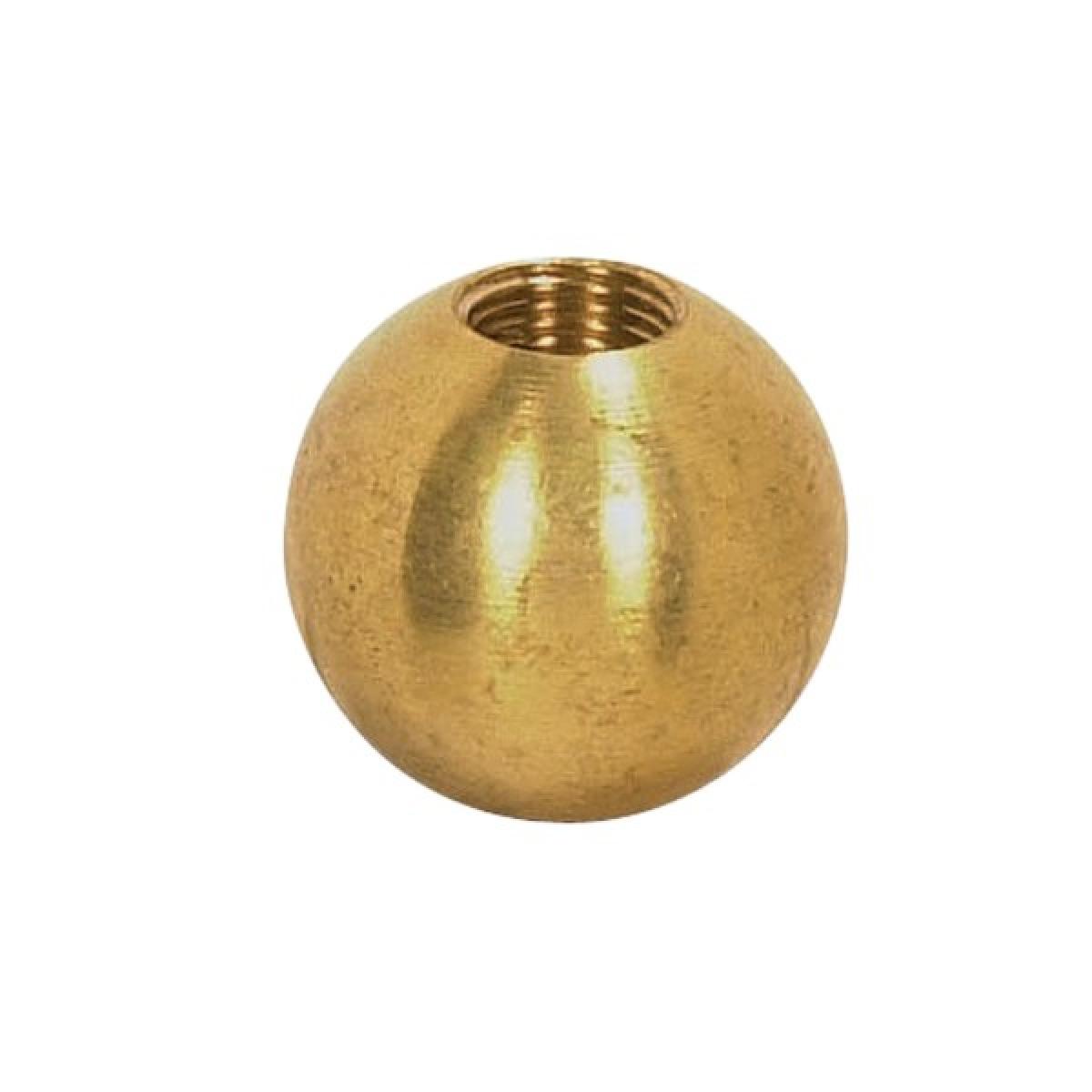 Satco 90-1631 Brass Ball 1-1/4" Diameter 1/8 IP Tap Unfinished