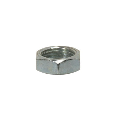 Satco 90-1648 Steel Locknut 1/8 IP 1/2" Hexagon 3/16" Thick Unfinished