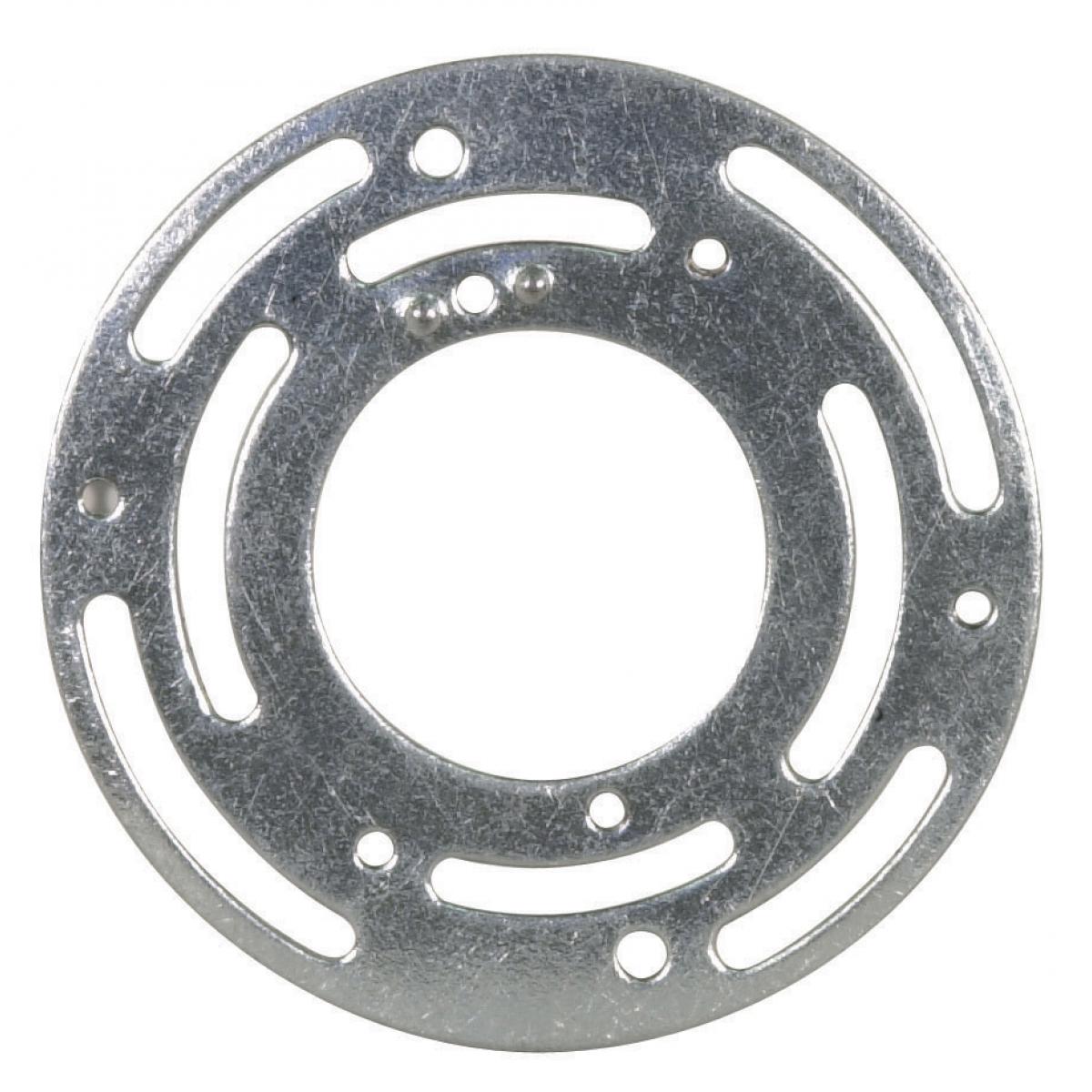 Satco 90-1650 Round Universal Crossbar 4" Round Screw Holes 2-3/4" x 3-1/2" Center To Center