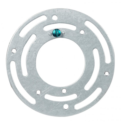 Satco 90-1785 Round Universal Crossbar 4" Round Screw Holes 2-3/4" x 3-1/2" Center To Center With Ground Screw