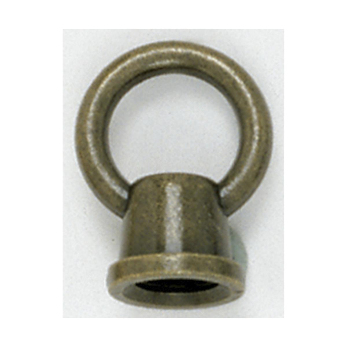 Satco 90-203 1" Female Loops 1/8 IP With Wireway 10lbs Max Antique Brass Finish