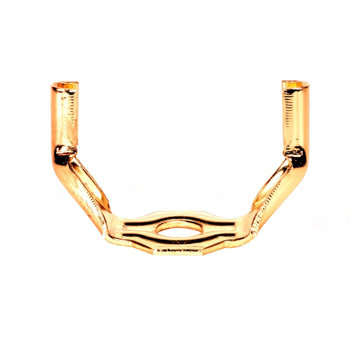 Satco 90-2031 Heavy Duty Saddle Brass Plated Finish 1/4 IP