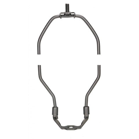Satco 90-2083 Light Duty Harp Dark Antique Brass Finish 9" Height 1/8 IP Saddle 1/4-27 Thread 125 Carton