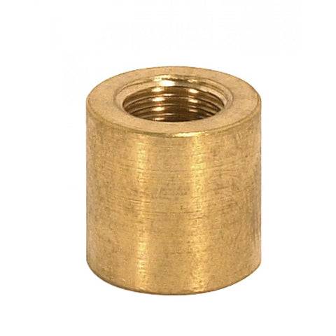 Satco 90-2155 Brass Coupling Unfinished 5/8" Long 5/8" Diameter 1/8 IP